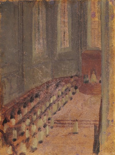 Ceremony of Ordination at Lyon Cathedral by Edgar Degas